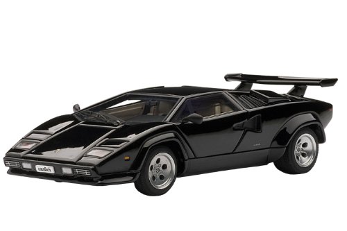 Lamborghini Countach 5000S (Black) (Diecast Model) [Toy] (japan import)