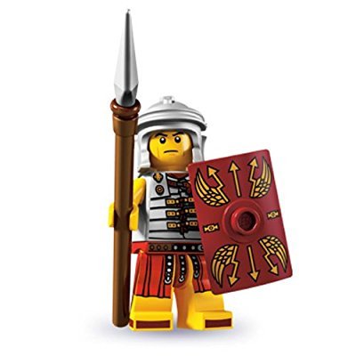 LEGO Minifiguras Coleccionables: Soldado Romano Minifigura (Serie Six)