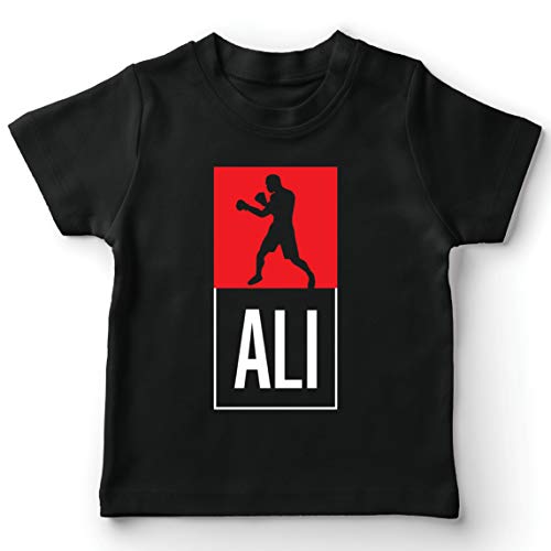 lepni.me Camiseta para Niños Equipo de Entrenamiento Combate De Boxeo Ropa de Ejercicio y Fitness (9-11 Years Negro Multicolor)