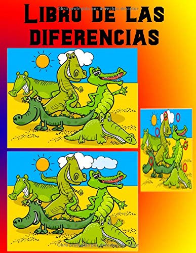 Libro de las diferencias: 120 páginas - 120 diferencias - libro de juegos: Encuentra las diferencias - juego de error - gráficos ... - Para niños de 5 a 10 años, niña y niño