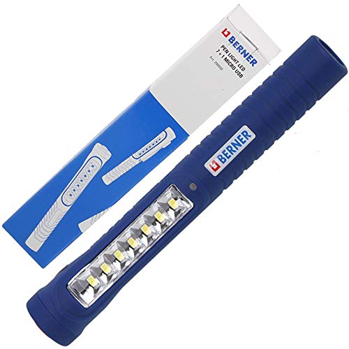Linterna BERNER Pen Light Led 7+1 Micro USB