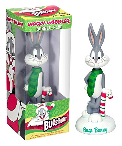 LOONEY TUNES Bugs Bunny Navidad Cabezon PVC 15cm de Funko