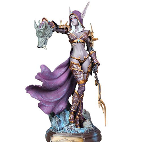 Luludp Modelo de personaje de anime Modelo de Anime Personaje de World of Warcraft Personajes de Sylvana Estatua Modelo Decoración Arte Regalos Creativo Decoración del hogar Joven Recuerdo Escultura O