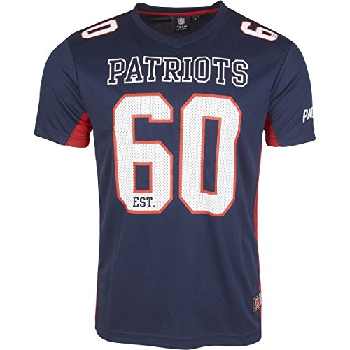 Majestic NFL NEW ENGLAND PATRIOTS Moro Mesh Jersey T-Shirt, Größe:S