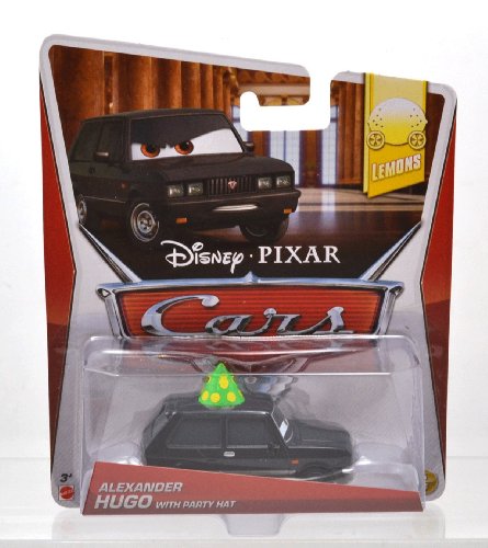 MATTEL Disney-Pixar "CARS2" limones "ALEXANDER HUGO con sombrero de fiesta" Mattel "Cars 2" limones "Alexander Hugo con sombrero de fiesta" Pepper Familia 2014