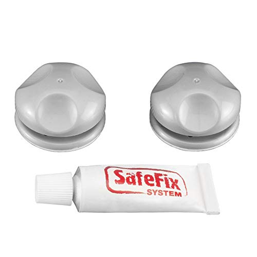 Metaltex Eureka SafeFix - Colgadores Adhesivos, 2 Unidades