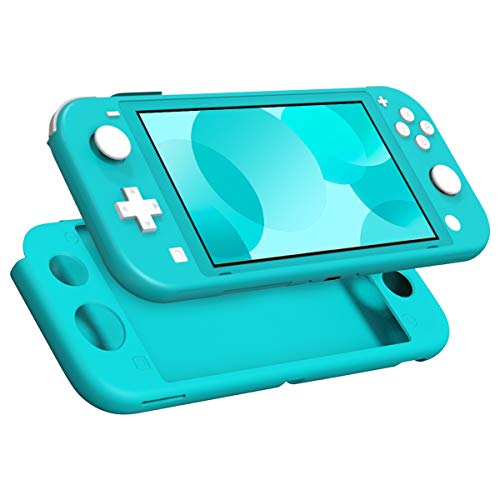 MoKo Funda Compatible con Nintendo Switch Lite, Estuche de Silicona Portátil Ultra Delgado Caja Protectora de Viaje para Nintendo Switch Lite 2019 – Turquesa