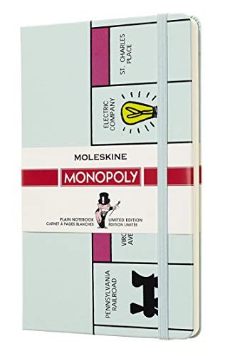 Moleskine LEMOQP062 - Libreta de edición limitada Monopoly, grande lisa tablero (EDITION LIMITEE)