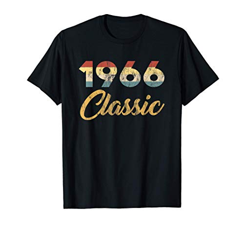 Nacido En 1966 Celebración Clásica Años 60 55 Cumpleaños Camiseta