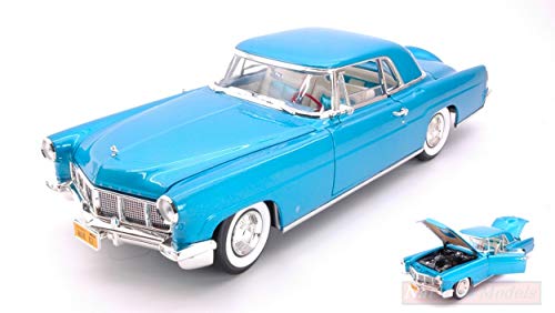 NEW Lucky Die Cast LDC20078BL Lincoln Continental Mark II 1956 Blue 1:18 Die Cast