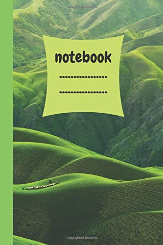Notebook: Green Notebook,Journal, Diary (110 Pages, Blank, 6 x 9)blank paper for drawing ,doodling or sketching