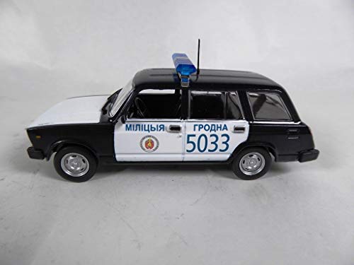 OPO 10 - VAZ-2104 1/43 Colección Mundial de Coches de policía - BEL (PM36)