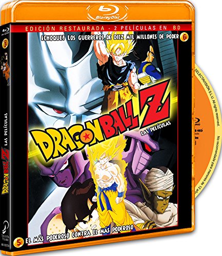 Pack Dragon Ball Z. Película 5: El Más Poderoso Contra El Más Poderoso. Película 6:+ ¡Choque! Los Guerrero De 10.000 Millones De Poder. Blu-Ray [Blu-ray]