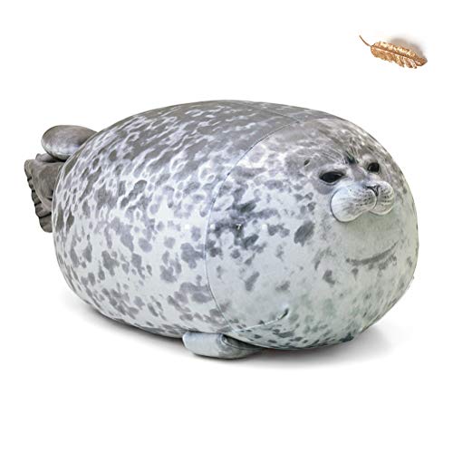 Peluche Chubby Blob Seal Pillow Peluche de algodón de Peluche Peluche Sea Animal Pillow sofá cojín Trasero decoración Juguete Regalo para niños