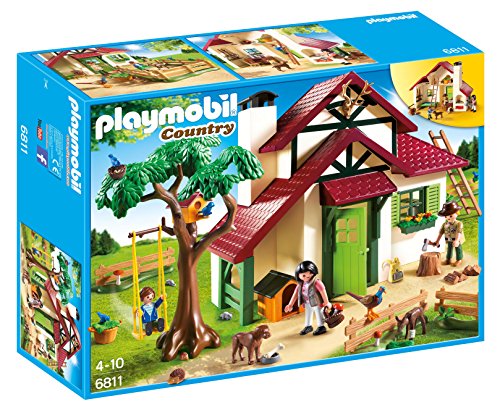PLAYMOBIL- Forest Ranger's House Playset, Multicolor (6811)