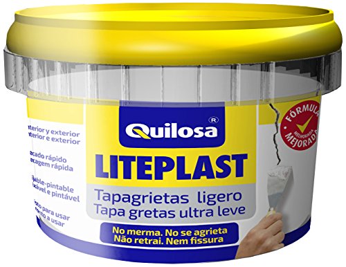 Quilosa T066340 Liteplast Tapagrietas Ligero, Blanco, 250 ml