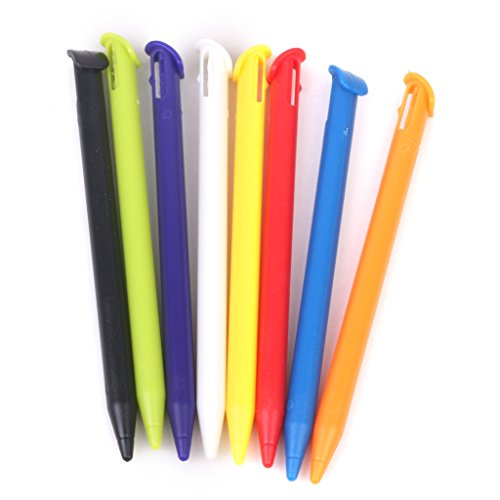 Replacement Plastic Stylus Touch Screen Pen for New Nintendo 3DS LL XL Set of 8pcs Multicolor [Importación Inglesa]