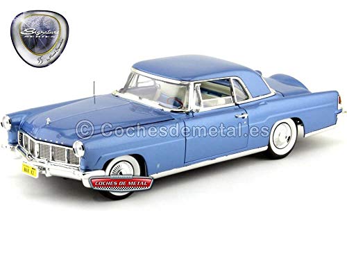 Road Signature 1956 Lincoln Continental Mark II Blue 1:18 Lucky Diecast 20078