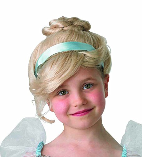 Rubie's - Disfraz oficial de Disney- Peluca de lujo para niño con lazo y cinta, talla única - PE998