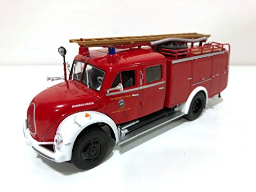 SALVAT Fire Truck 1/43 Magirus Deutz Mercur Allemagne -Réf: 2