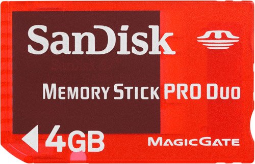 SanDisk SDMSG-004G-B46 4 GB Pro Duo Gaming Memory Stick for PlayStation PSP