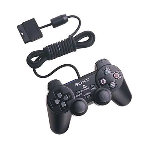 Sony Dualshock 2, PS2 Gamepad Playstation 2 Negro - Volante/mando (PS2, Gamepad, Playstation 2, Analógico, D-pad, Seleccionar, Inicio, Vibración encendida/apagada, Alámbrico, Negro)