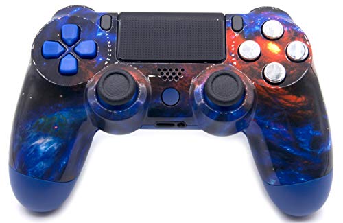 Space Star Rapid Fire Modded Controller para Playstation 4: Quick Scope, Drop Shot, Auto Run, Sniped Breath, Mimic, More