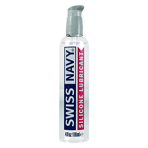 SWISS NAVY Lubricante sexual de silicona premium, 4 onzas, lubricante para hombres, mujeres y parejas. MD Science Lab