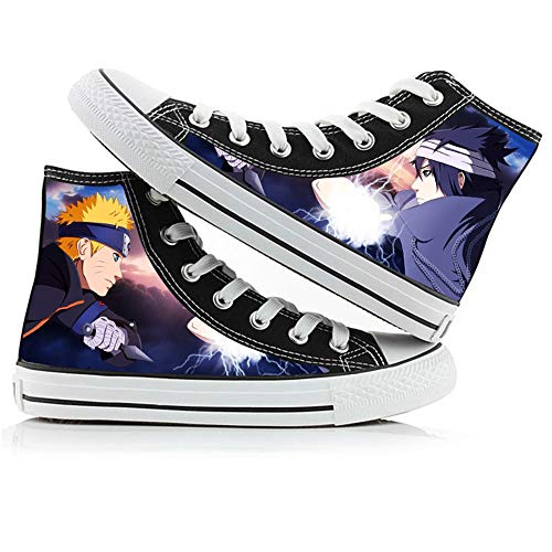 Telacos Naruto Zapatos de lona Sakura Kakashi Cosplay Traje Casual Zapatillas, Multi-Color (Fotos 8), 39.5 EU