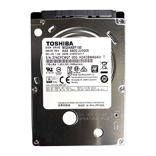Toshiba MQ04ABF100, 2.5", 1000 GB, 5400 RPM