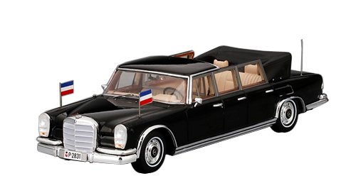 Truescale Miniatures – Mercedes-Benz 600 Pullman laudelet 6 Puertas – Josip Broz Tito (Escala 1/43, tsm154342, Negro