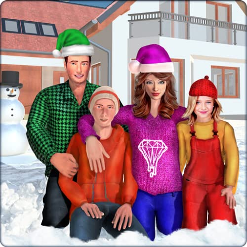 virtual mama verdadera familia diversión invierno aventura
