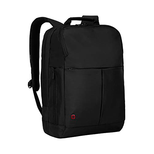 Wenger 601068 Reload - Mochila para portátil, Negro, 14" (35,5 cm) Compartimento acolchado para laptop con iPad / Tablet / eReader Pocket en negro (11 litros)