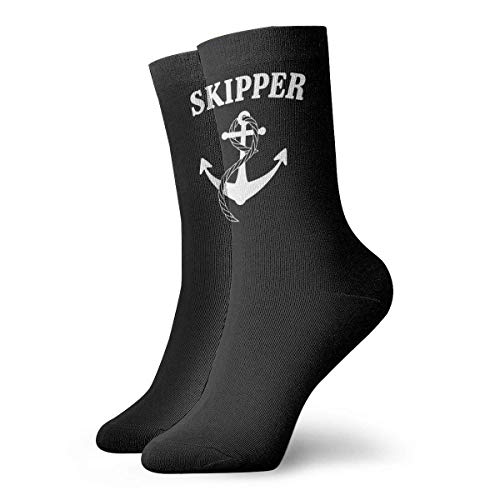 Adamitt Skipper Of The Boat Unisex Tripulación Moda Novedad Calcetines Calcetines de vestir Calcetines divertidos