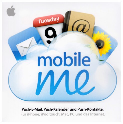 Apple MobileMe DE - Utilidades generales (1 usuario(s), Mac OS X 10.5.6 / > Windows Vista / Windows XP Home / Professional (SP2) / >, DEU)