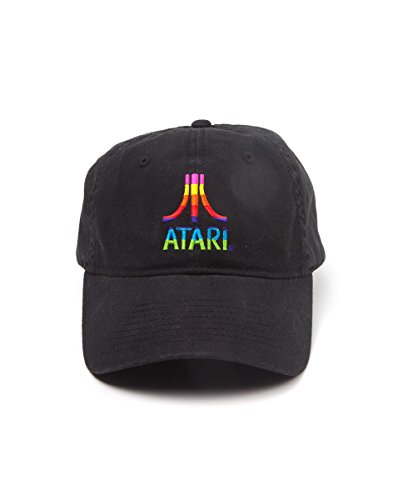 Atari: Multi Color Logo Adjustable Black (Cappellino)