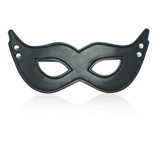 AWAGFH Máscara del sueño for los Hombres de Las Mujeres, la Mascarada de la máscara de Ojo Durmiente 3D contorneada Copa con los Ojos vendados (Color : Negro)