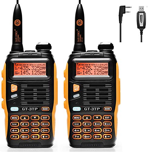 Baofeng gt-3tp mark iii - walkie-talkie, 8w (2 pcs with programming cable).