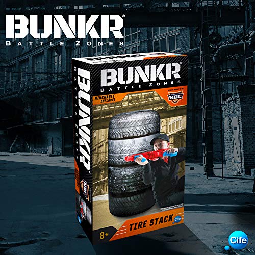 Bunkr- Surtido Buttle Zone Take Cover Tire Stack, Multicolor (Cife Spain 41678)
