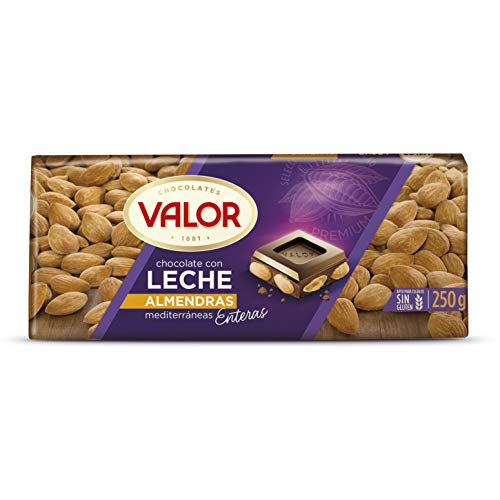 Chocolates Valor - Choholate con y Marconas Enteras - 250 g