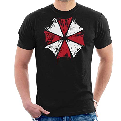 Cloud City 7 Resident Evil Umbrella Corp Ink Logo Men's T-Shirt