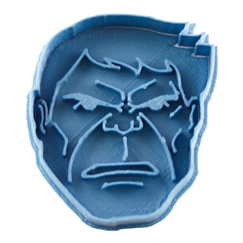 Cuticuter Superheroes Hulk Cortador de Galletas, Azul, 8x7x1.5 cm