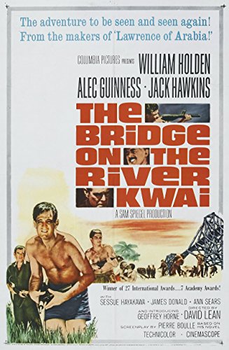 El Puente Sobre El Río Kwai Impresión de póster de la película Tamaño aproximado 12 x 8 pulgadas