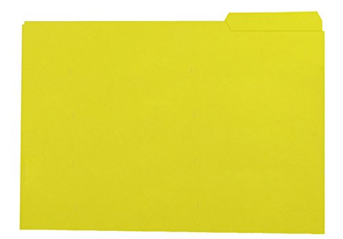 Elba Gio 400040699 - Pack de 50 subcarpetas con pestaña derecha, color amarillo