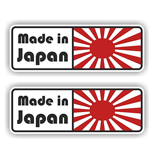 folien-zentrum 2X Made in Japan Pegatinas Shocker Mano Auto JDM Tuning OEM Dub Decal Stickerbomb Bombing Sticker Illest Dapper Fun Oldschool