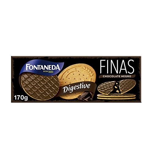 Fontaneda - Digestive Finas Chocolate Negro , 170 g