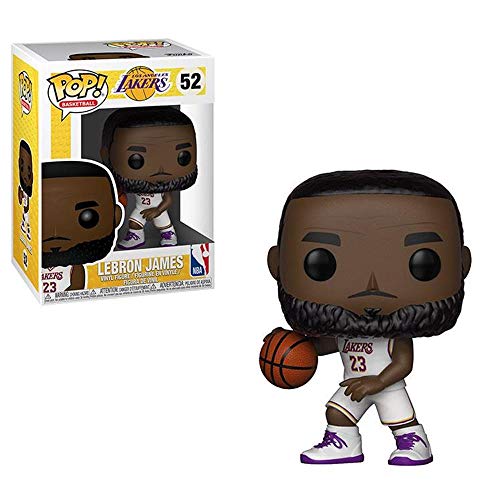 Funko - Pop! Basketball: Lakers - Lebron James (White Uniform) Figura De Vinil, Multicolor (37271)