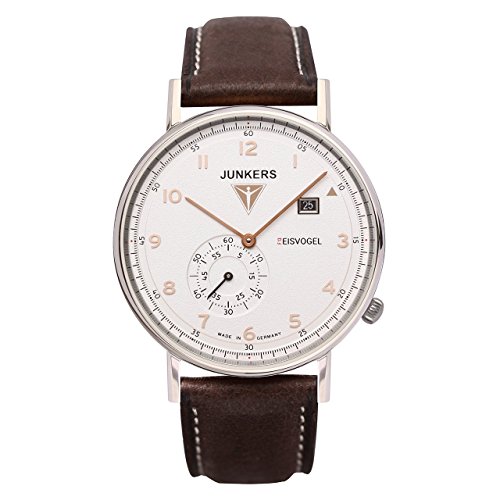 Junkers Reloj Analogico para Hombre de Cuarzo con Correa en Cuero 67304