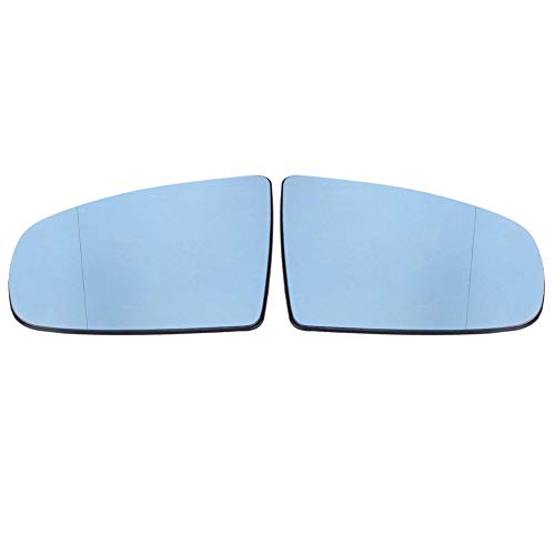 KIMISS 1 par de Espejos retrovisor gran angular espejo de espejo, HD Espejo climatizado de lado izquierdo y derecho para X5 E70 2008-2013, azul