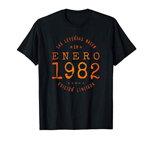 Las Leyendas nacen en Enero de 1982 - Regalo de 39 años Camiseta